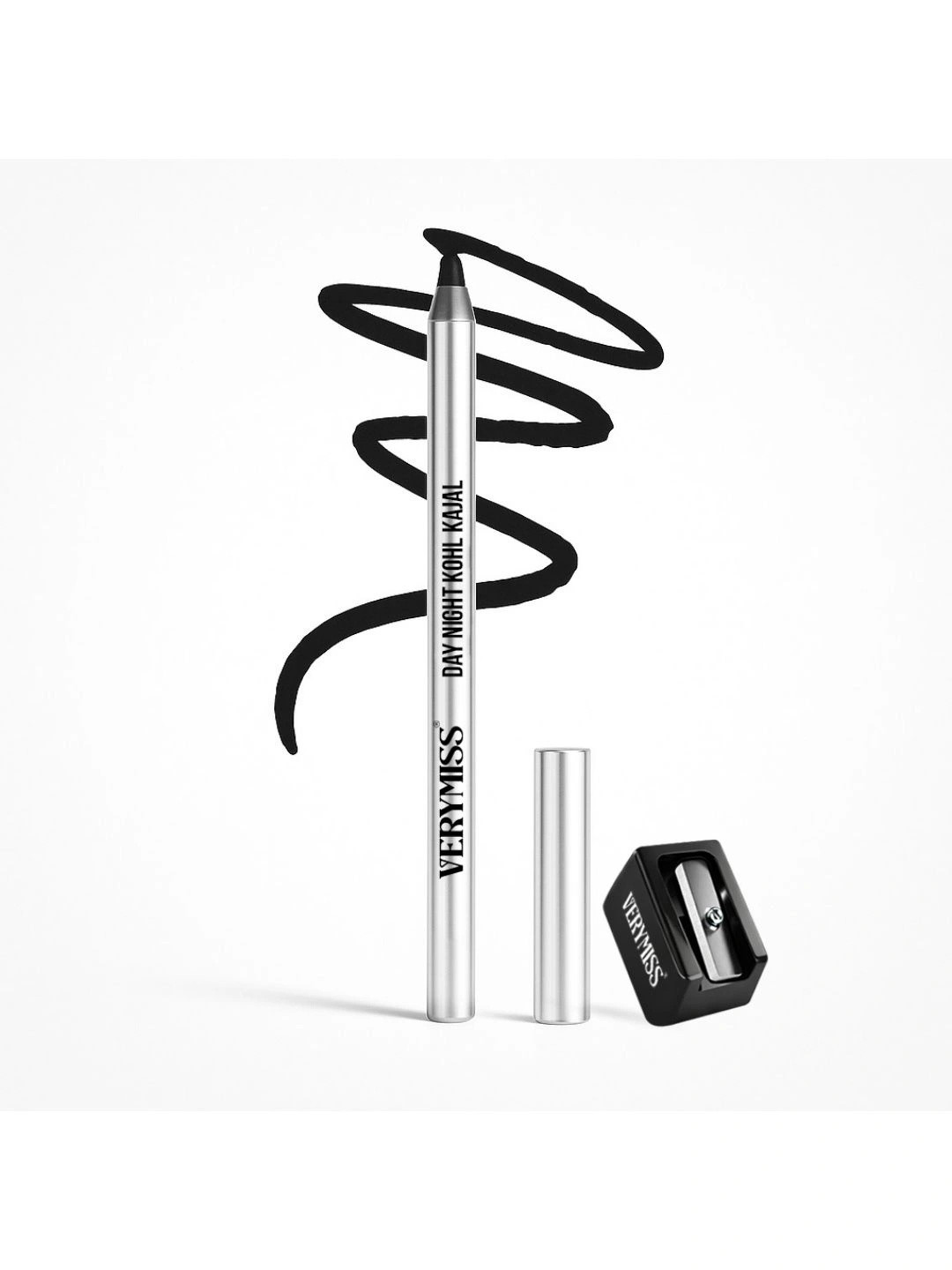 VERYMISS Long-Lasting Rich Pigmentation Day Night Kajal - 1.2 g - Black