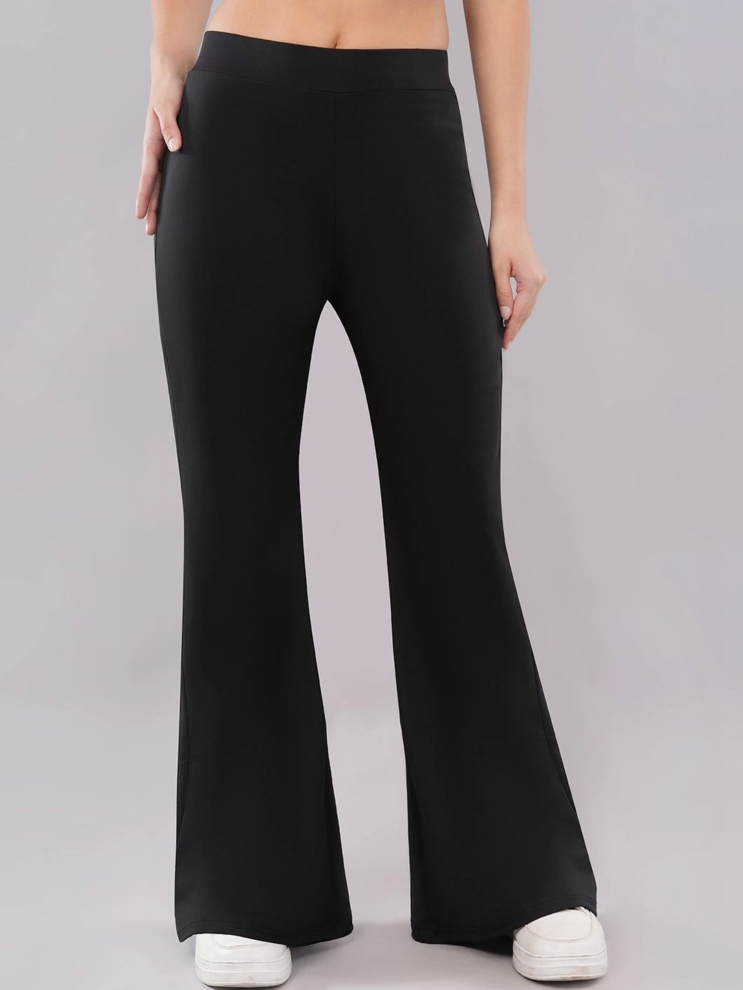 Prachin Fashion Women Flared Rapid-Dry Running Track Pants