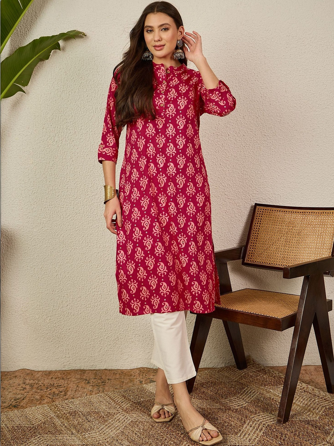 Anouk Women Paisley Printed Kurta