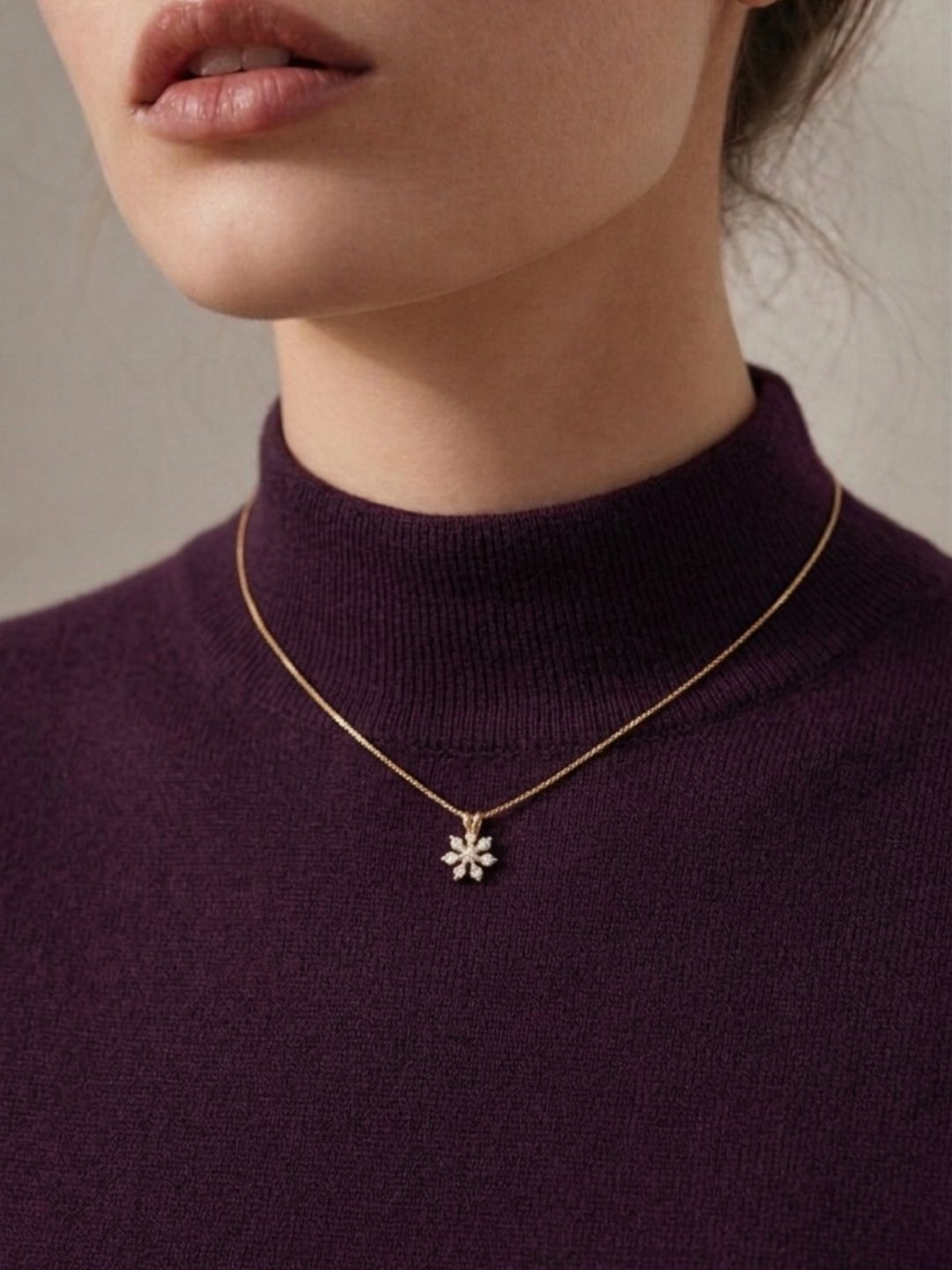 Anouk Brass Gold-Plated Choker Necklace