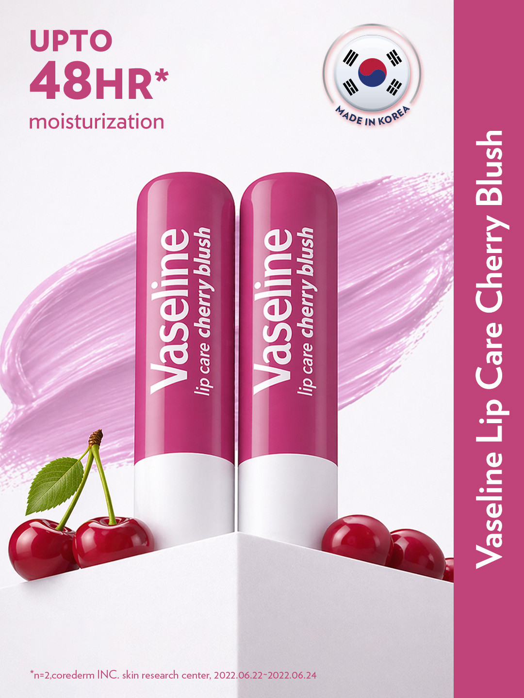 Vaseline Set of 2 Lip Balm Stick - Cherry Blush