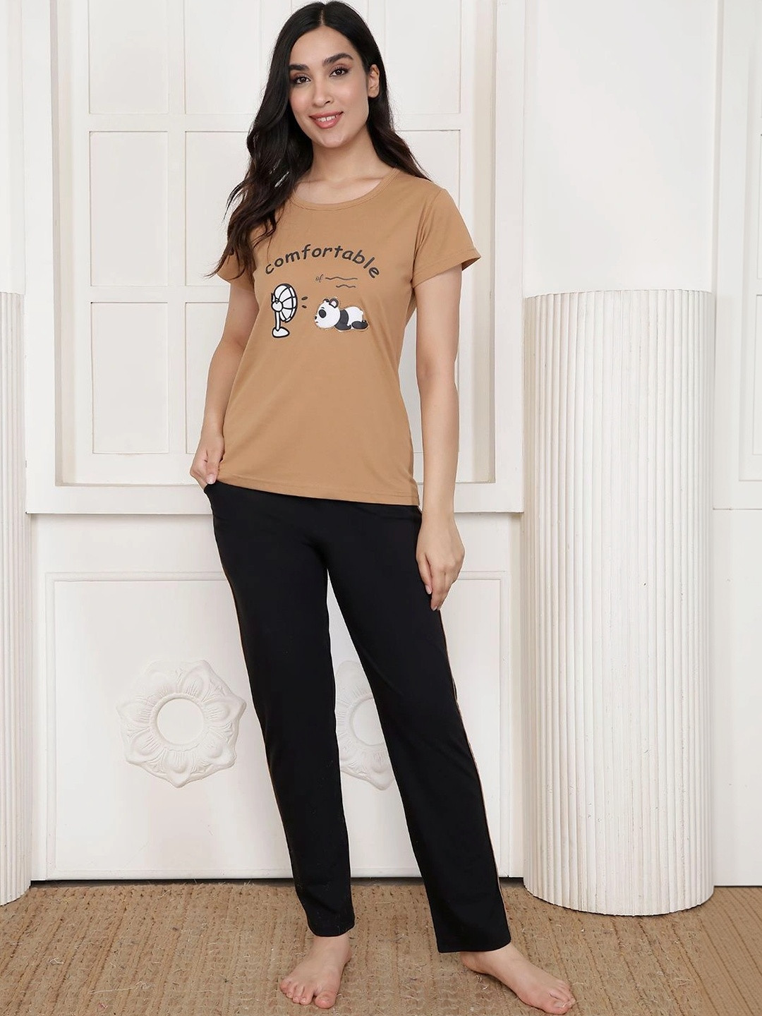 VANYA Women Printed Night suit