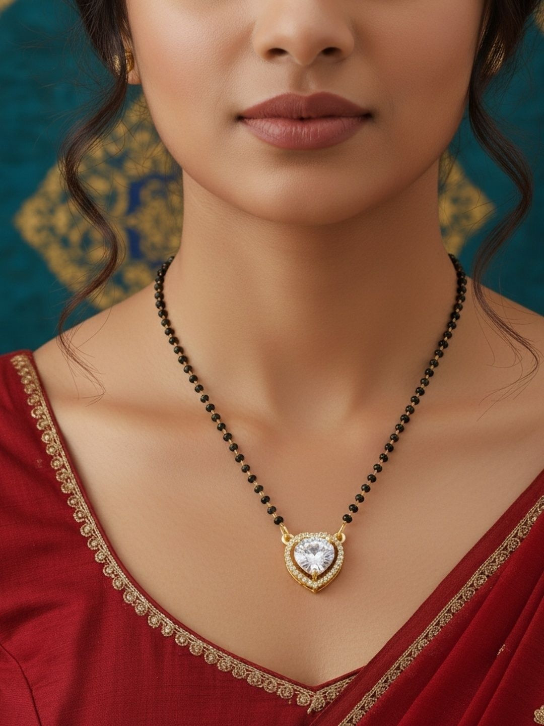 Anouk Artificial Stones and Beads Mangalsutra