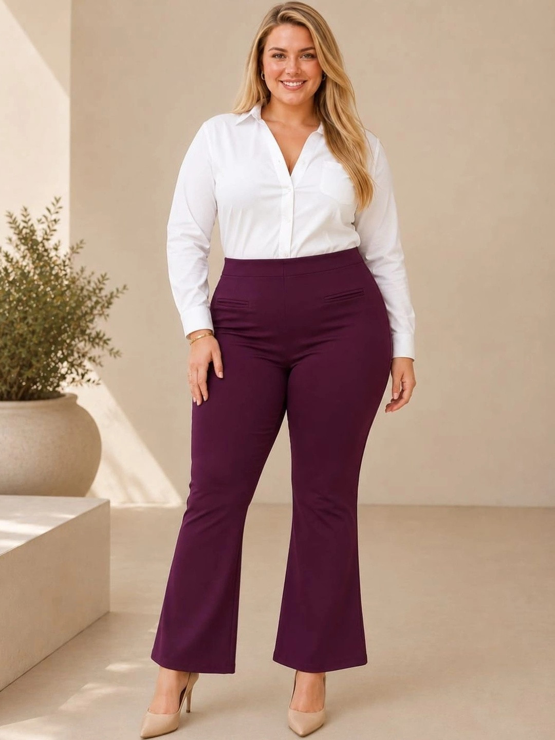 CURVY STREET Women Original Trousers