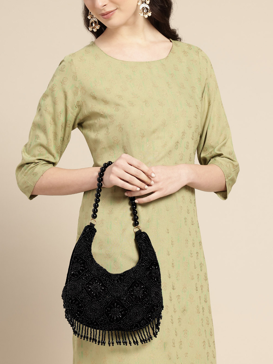 Anouk Embroidered Potli Clutch