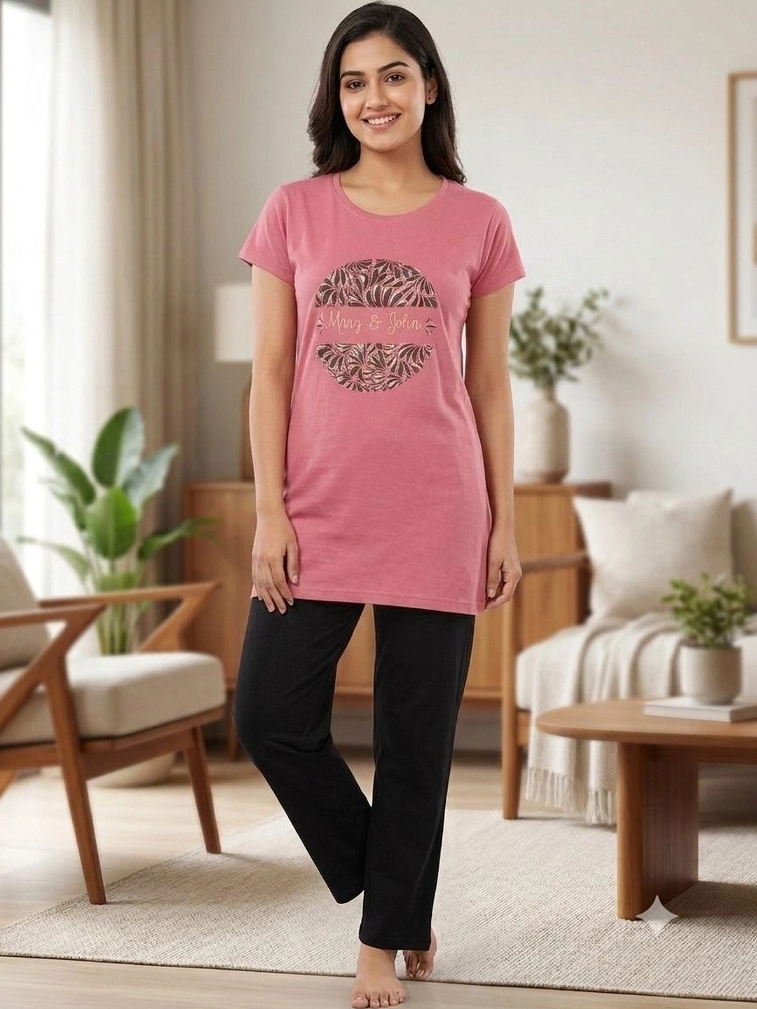 TWENTY ME Women Printed Night suit