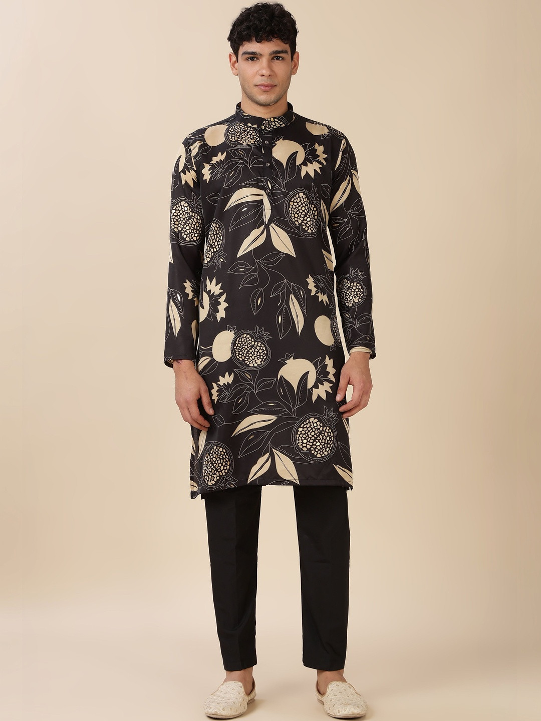 Anouk Men Floral Printed Quirky Kurta