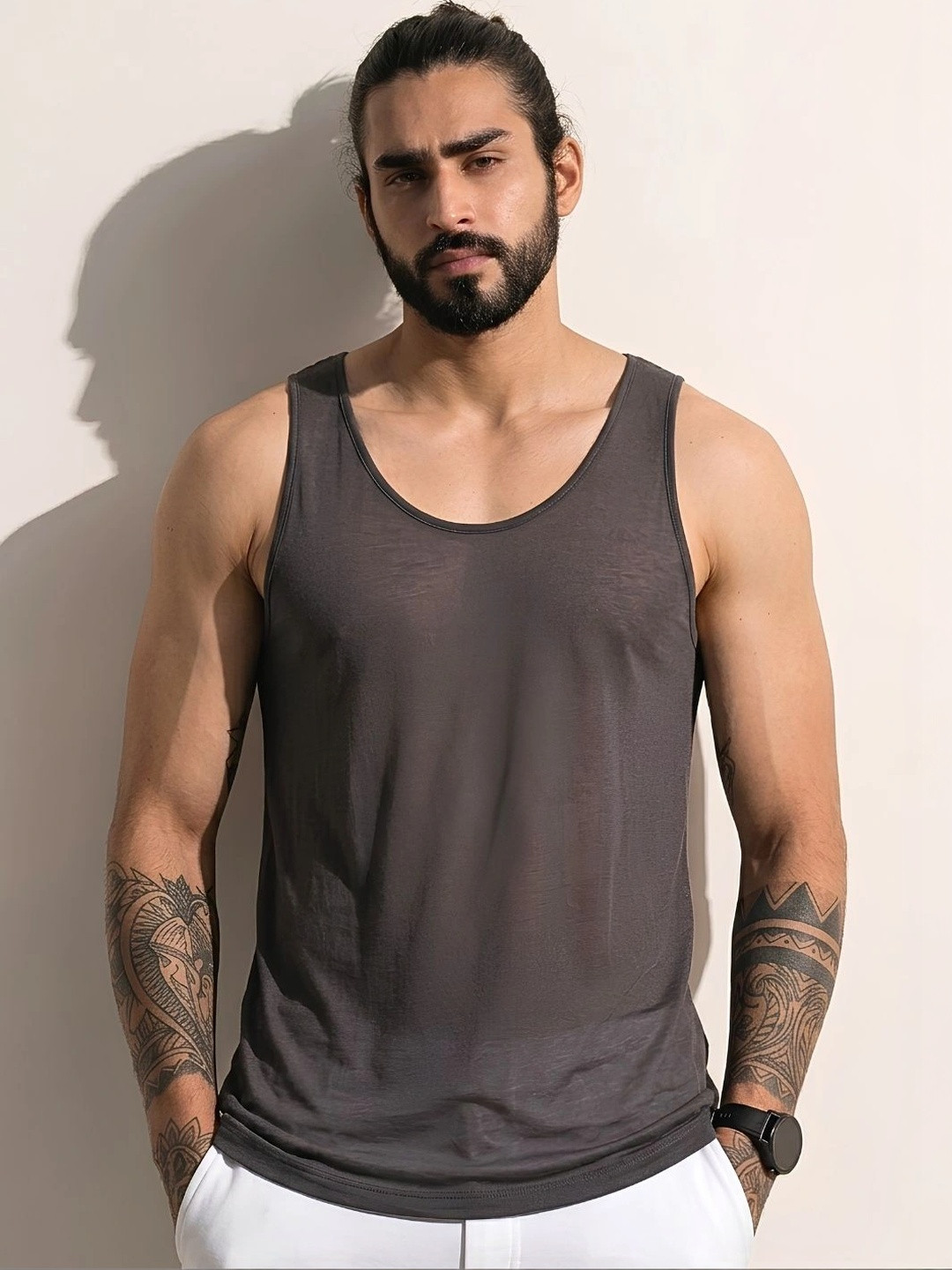 UNIQSOME Men Anti-Bacterial Cotton Tank Innerwear Vest