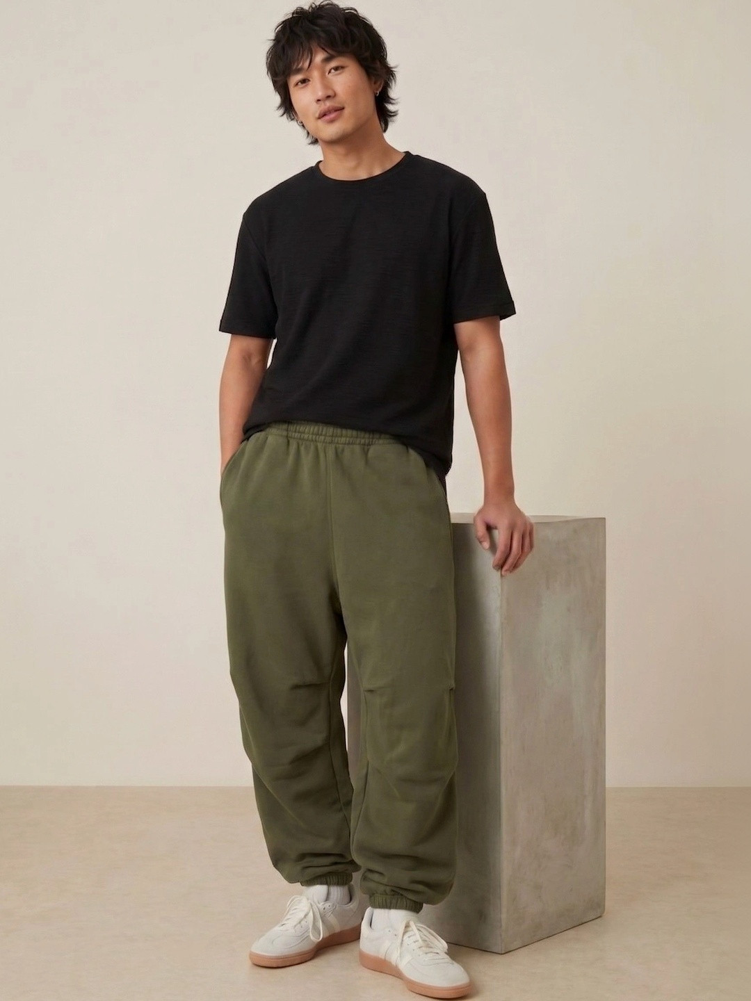 CORNERKICK Men Baggy Joggers