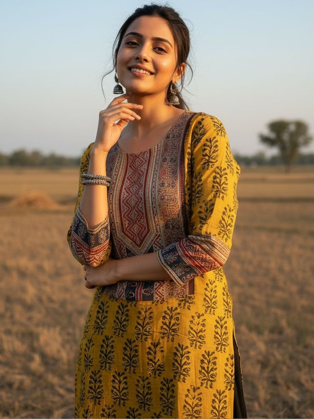 Anouk Women Floral Printed Kurta