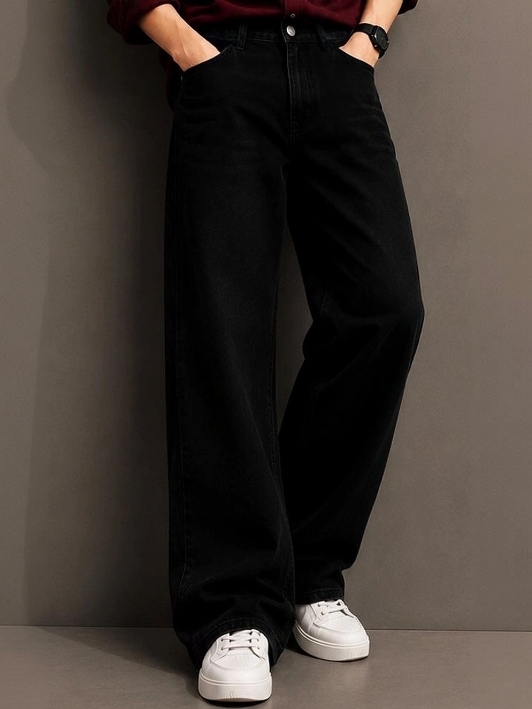 VORNIX DENIM Men Relaxed Fit Mid-Rise Stretchable Jeans
