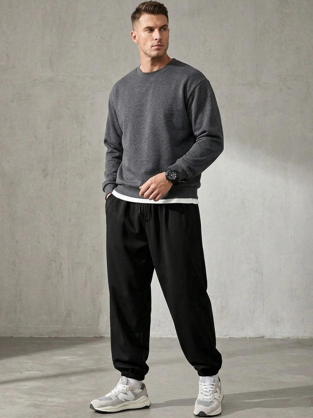 CORNERKICK Men Baggy Training Joggers
