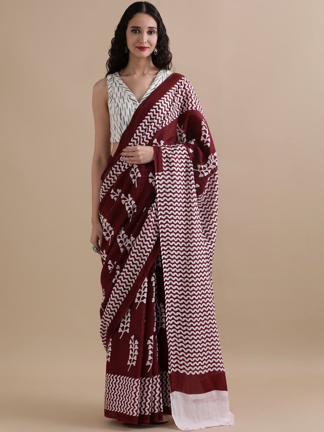 Anouk Mirage Pure Cotton Saree