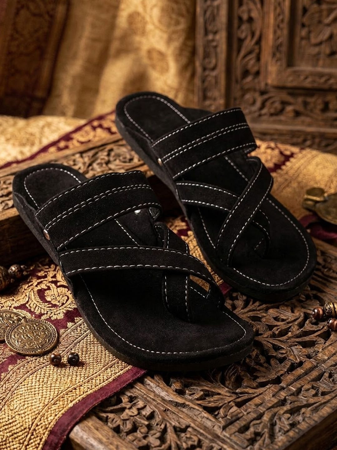 Anouk Men Open Toe Flats