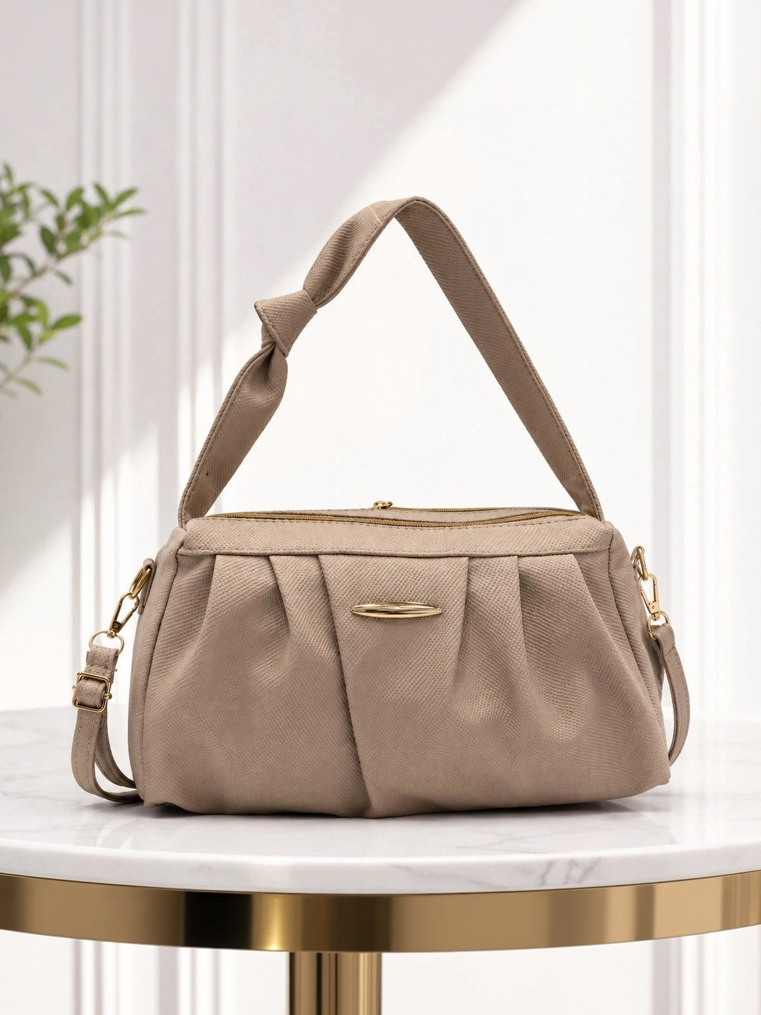 HERE&NOW Textured Shoulder Bag
