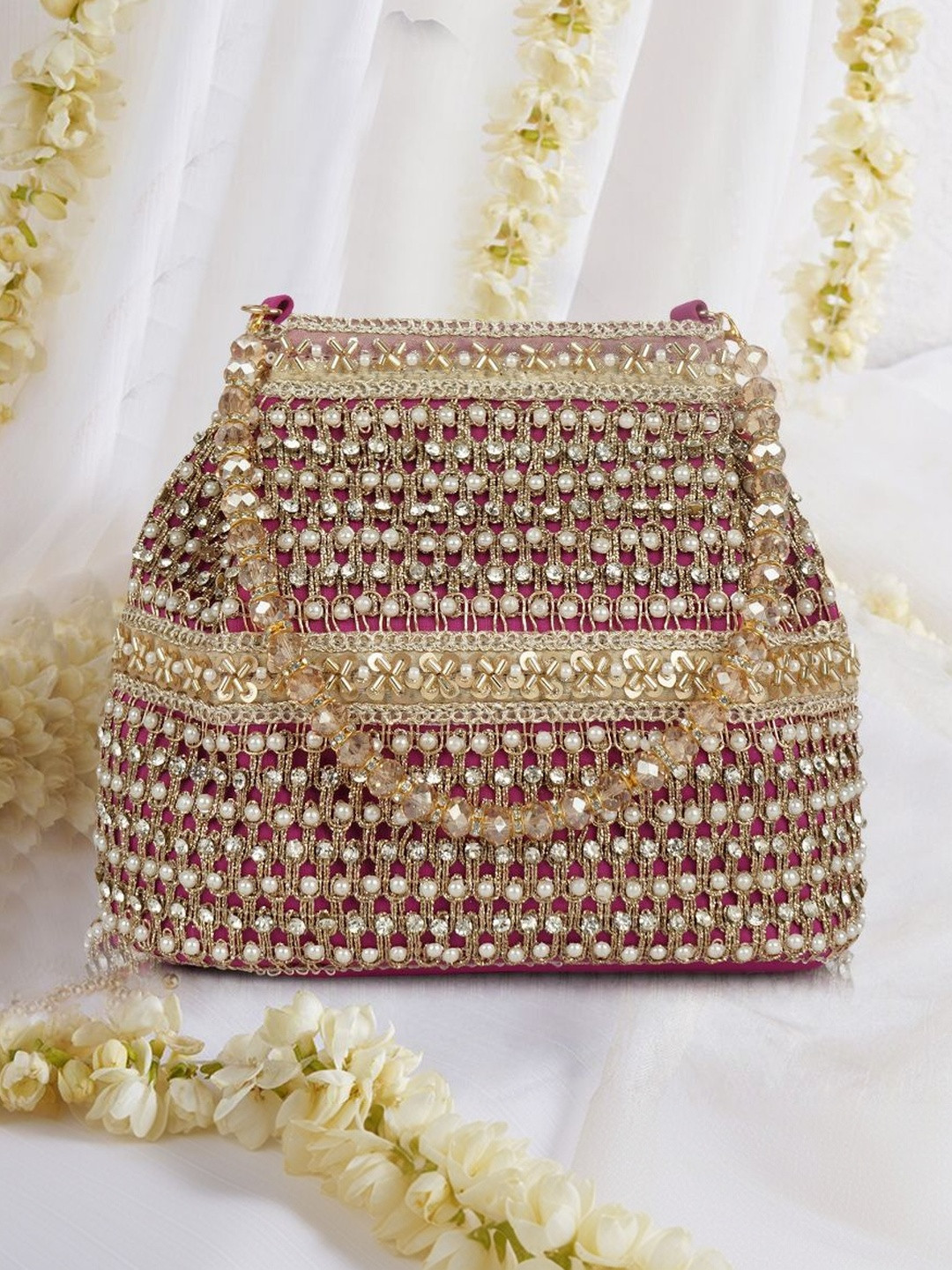 Anouk Embellished Potli Clutch