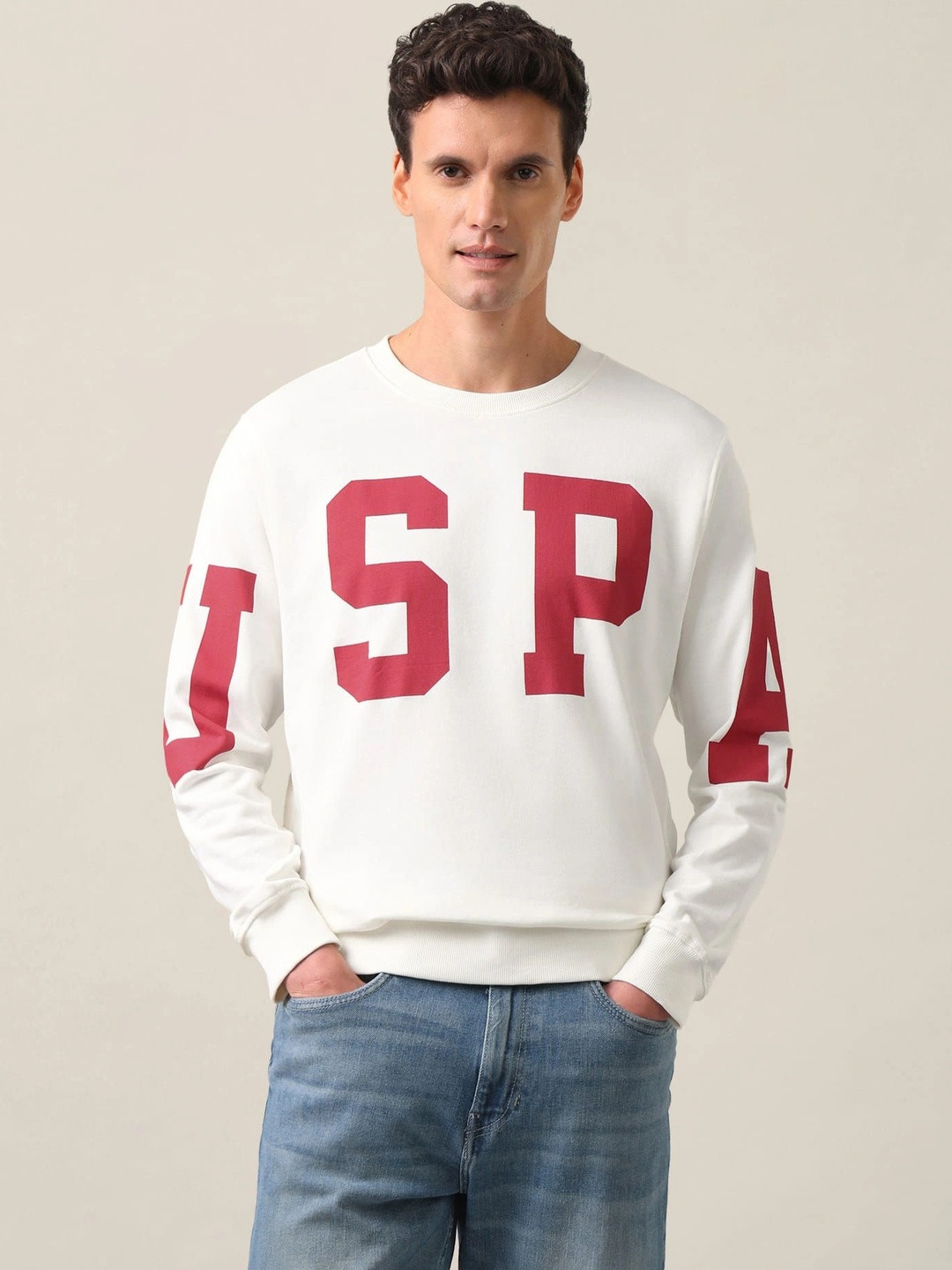 U.S. Polo Assn. Denim Co. Printed Cotton Sweatshirt