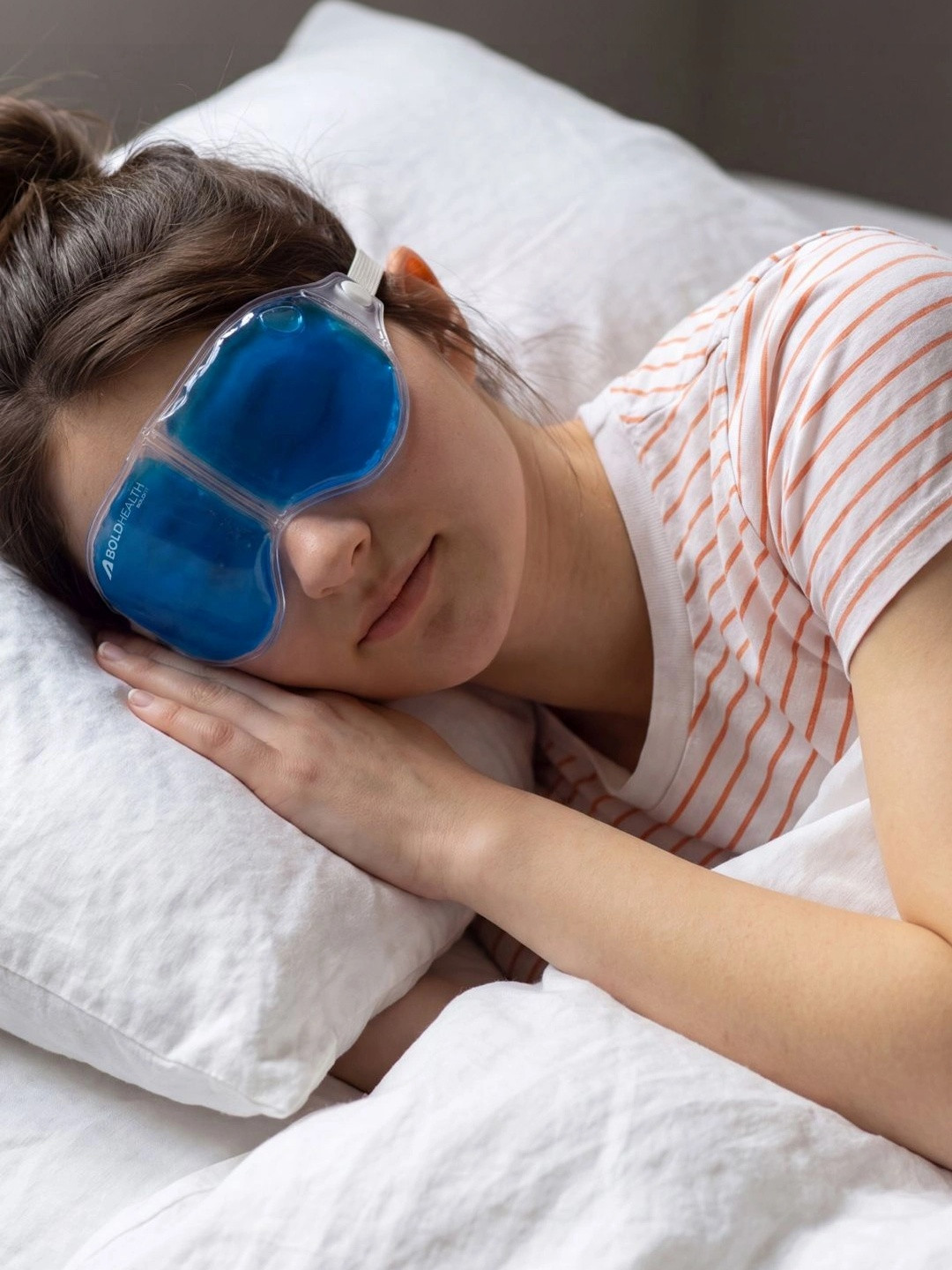 BOLDFIT Blue Solid Eye Mask
