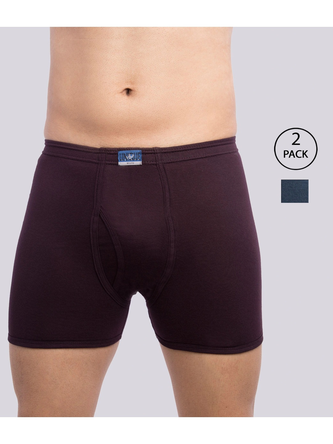 VIP Pack of 2 Assorted Cotton Trunk VP-MI-TR-UNICL-10P-PO2-80