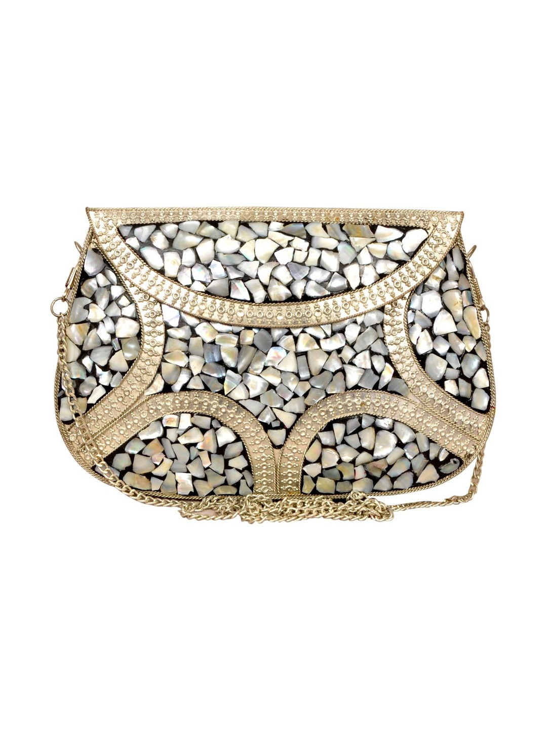 Anouk Embellished Box Clutch
