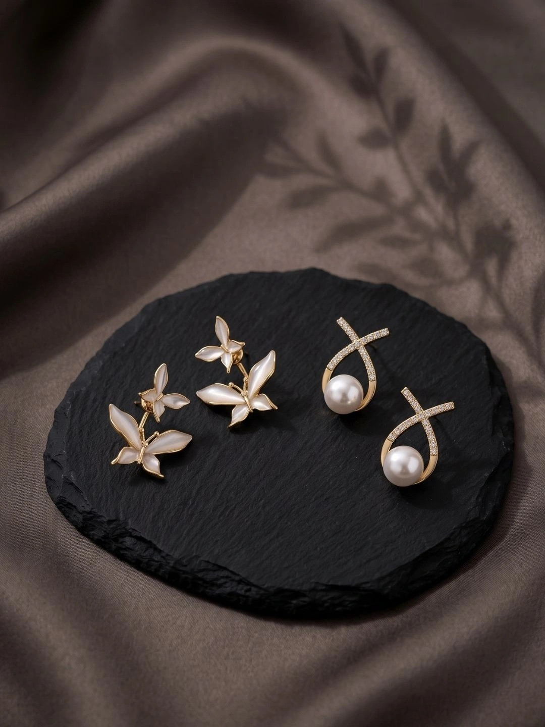 SEKOU Floral Studs Earrings