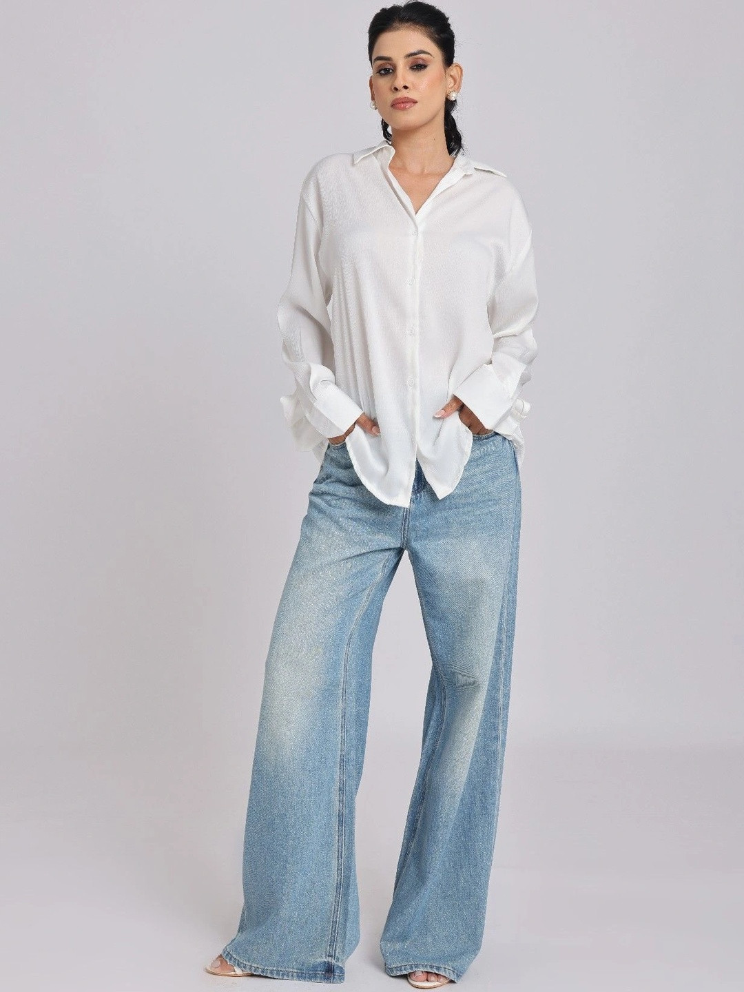 NATICA Women Premium Casual Relaxed Fit Shirt