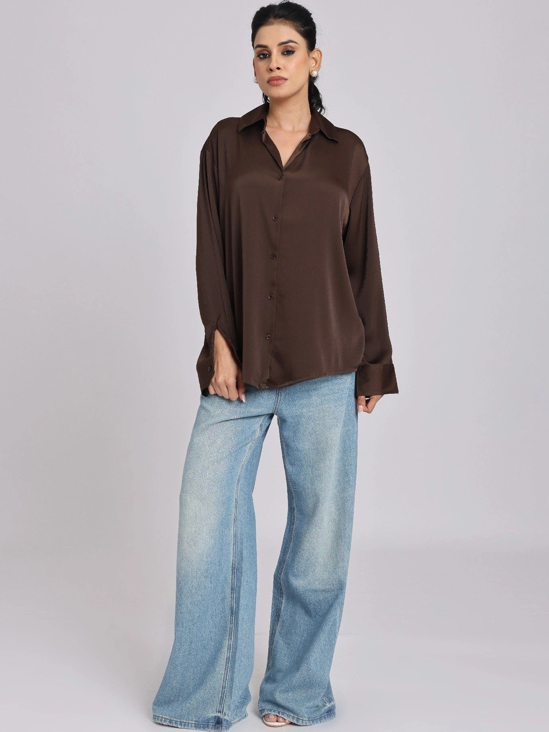 NATICA Women Premium Casual Relaxed Fit Shirt