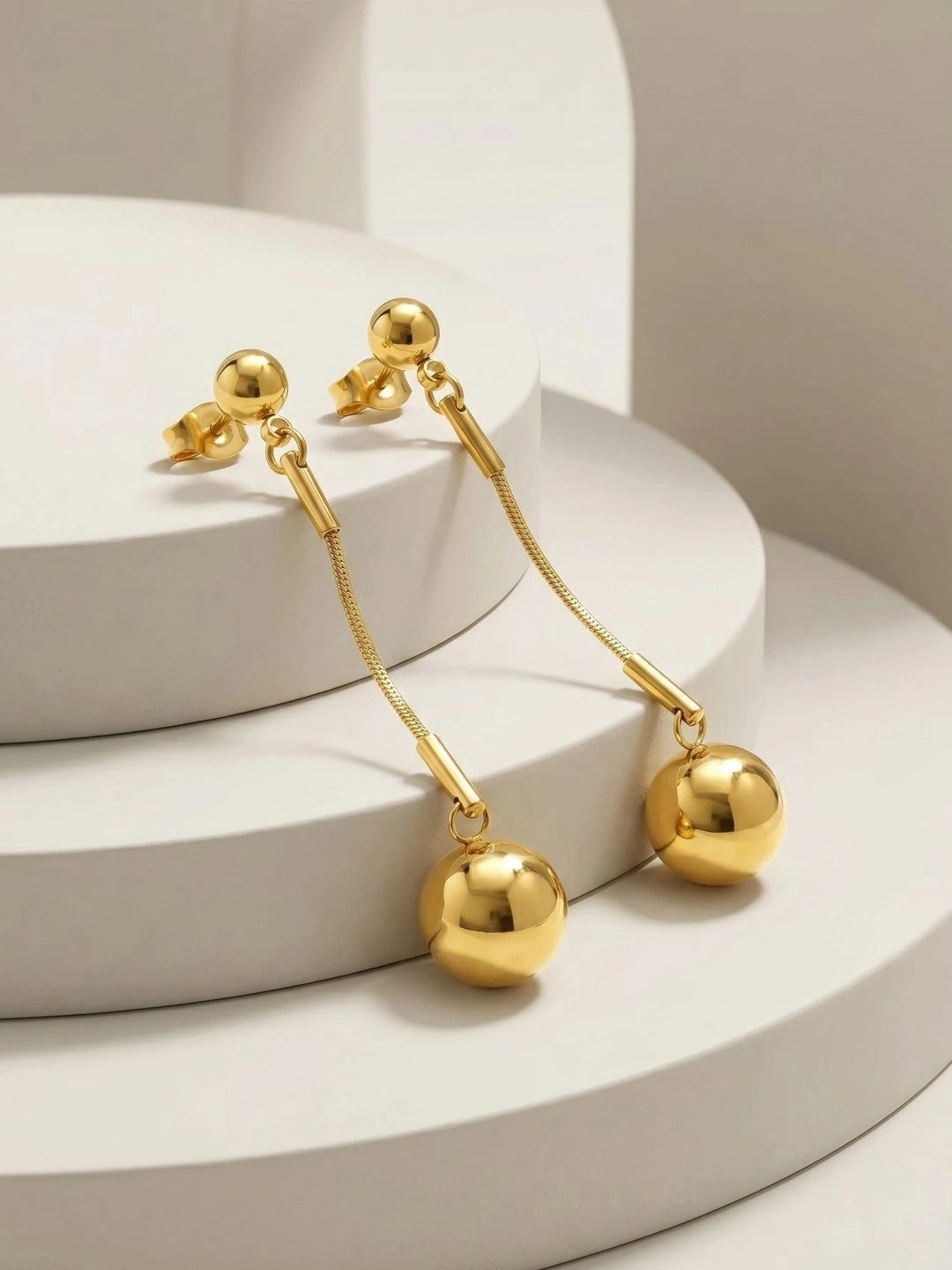 IXIA by Giva Spherical Drop Earrings