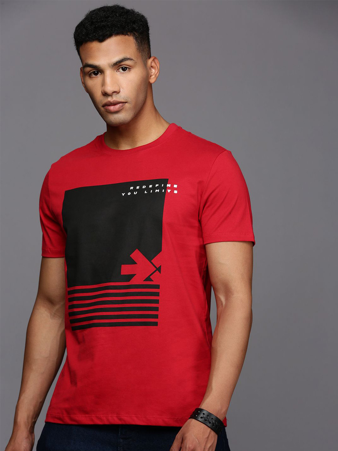 HRX by Hrithik Roshan Men Typography Printed Round Neck T-shirt