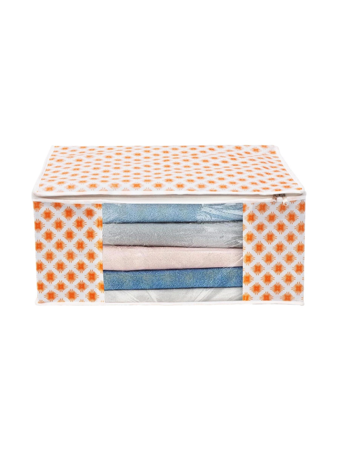 AARON INC Orange Set of 1 Reusable Multi-Utility Organisers