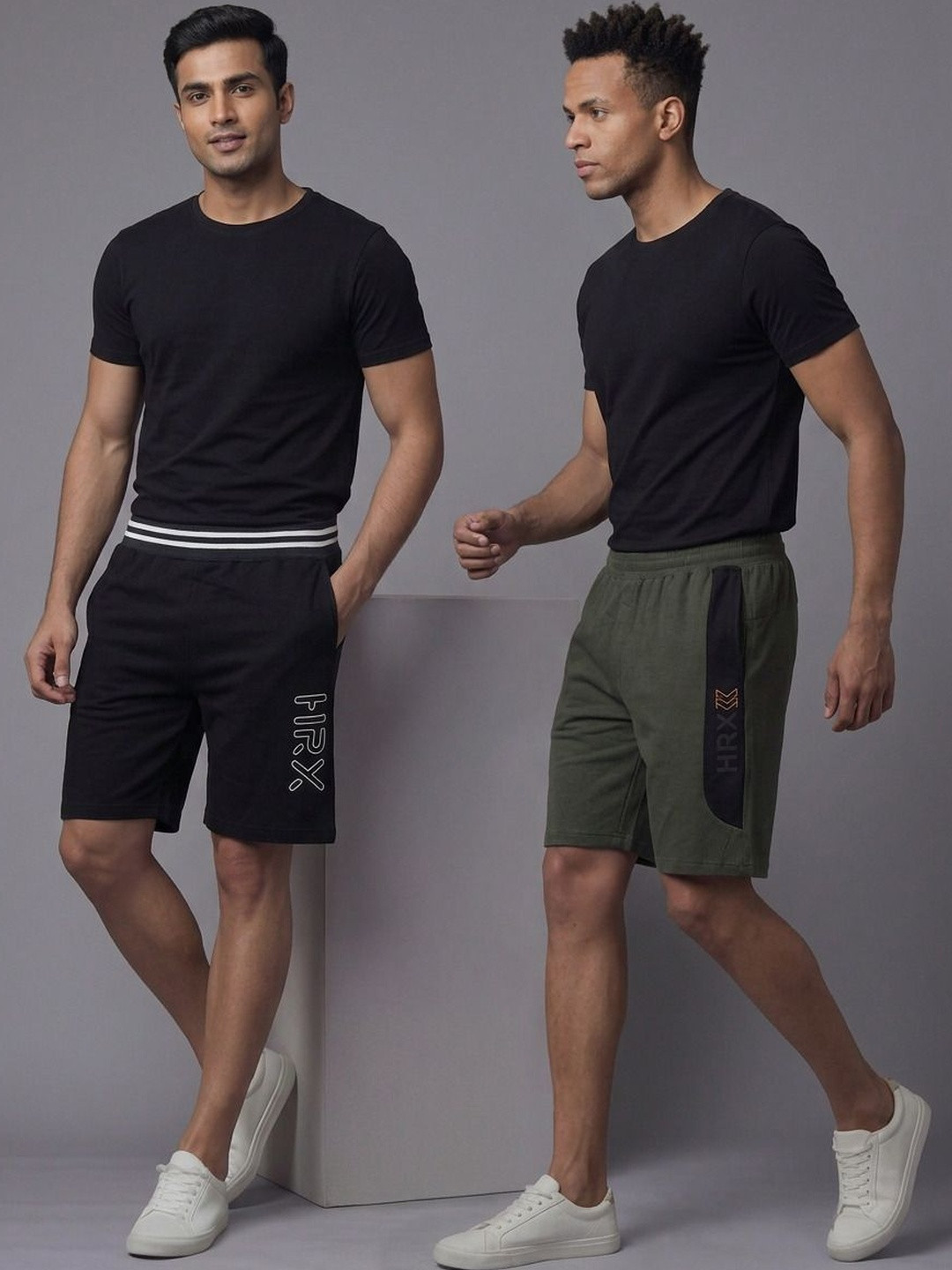 HRX by Hrithik Roshan Men Typography Sports Shorts