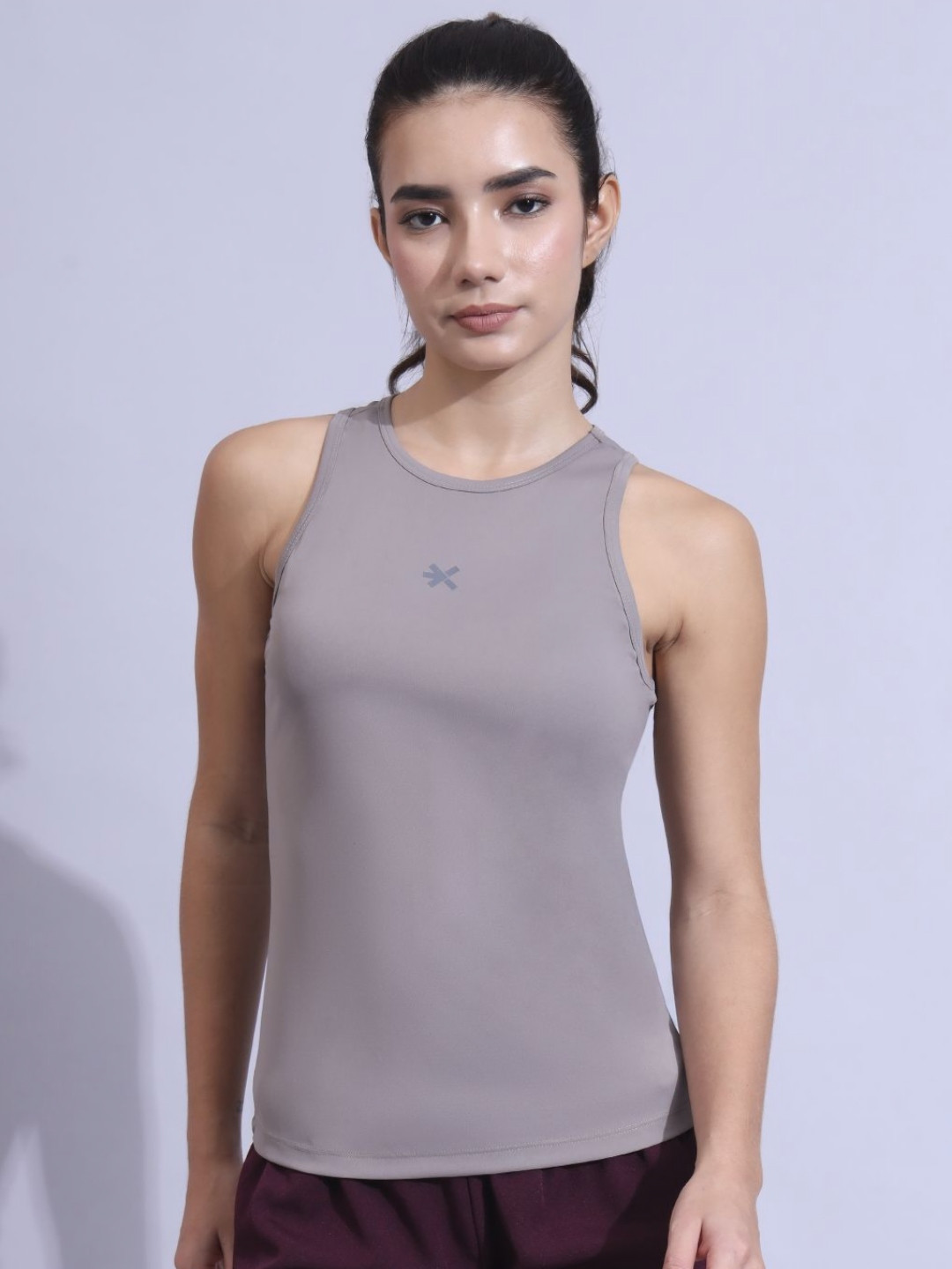 HRX by Hrithik Roshan Women Solid Round Neck Top