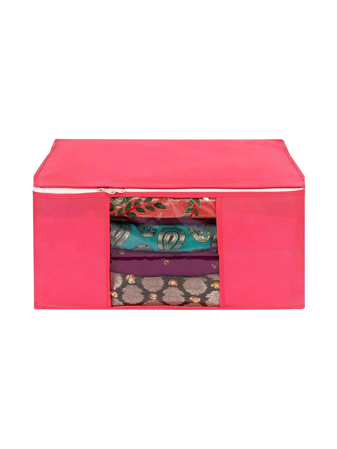 AARON INC Pink Set of 1 Reusable Suit Organiser Organisers
