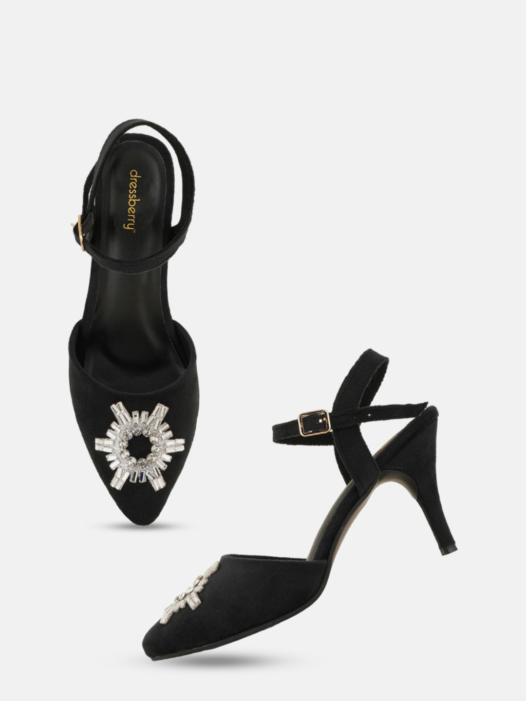 DressBerry Women Embellished Party Stiletto Pumps