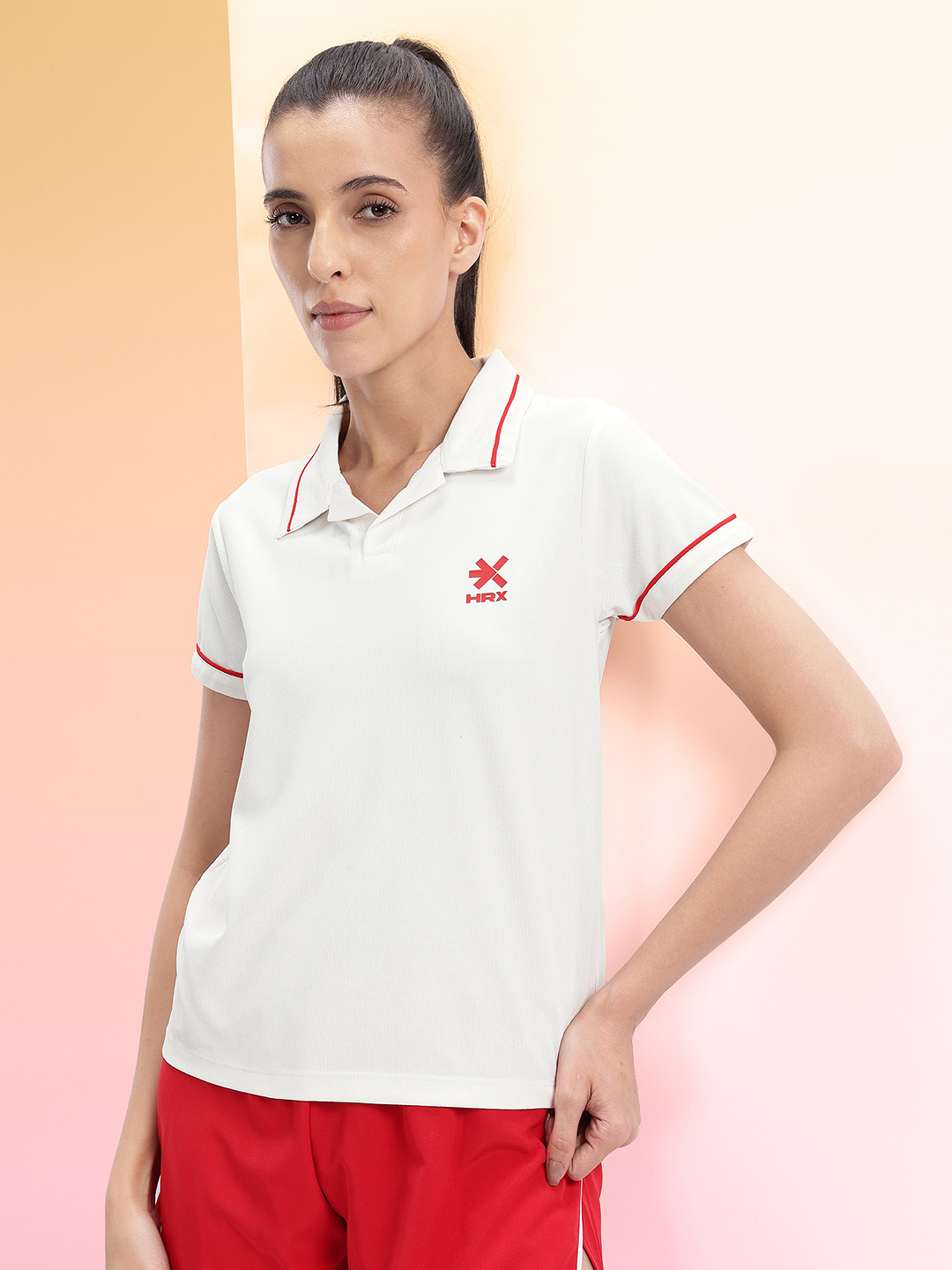 HRX by Hrithik Roshan Polo Collar T-shirt