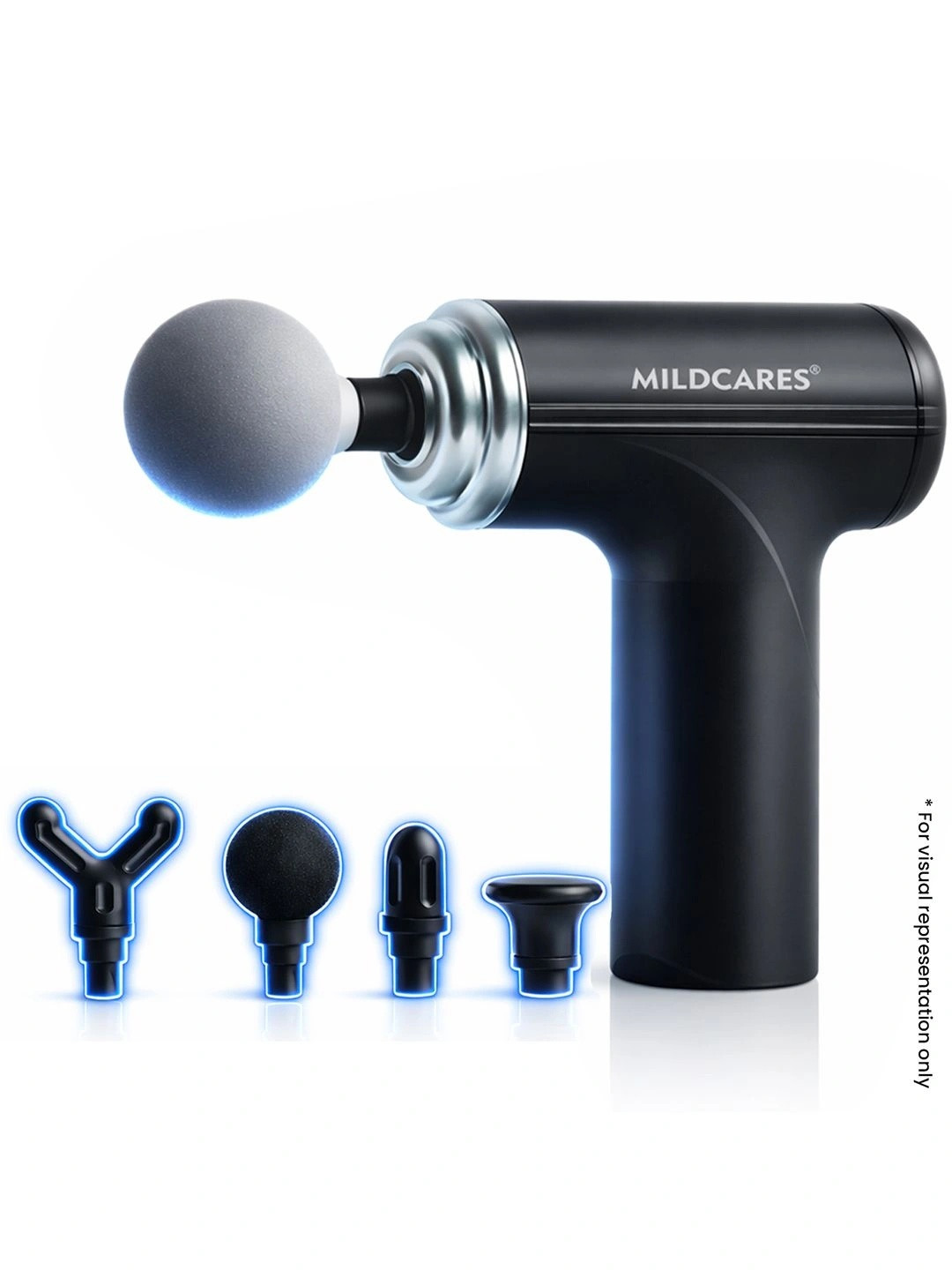 MILDCARES 4-in-1 M1 Full Body Massager Gun For Pain Relief
