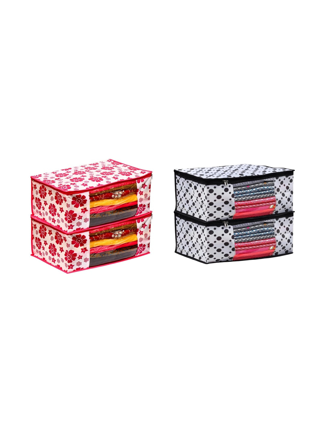 AARON INC Multicoloured Set of 4 Reusable Multi-Utility Organisers
