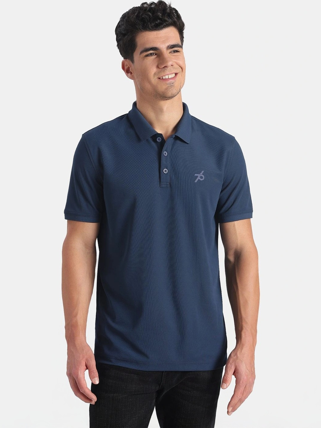 Jockey Microfiber Fabric Solid Half Sleeve Polo Tshirt with StayDry & StayFresh Technology - AM38