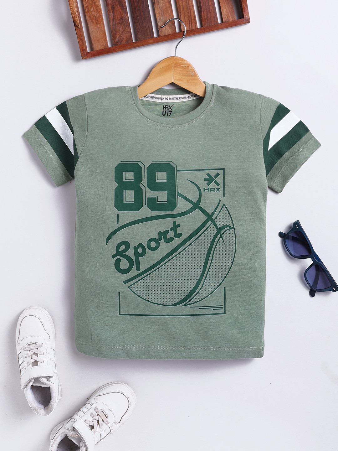 HRX by Hrithik Roshan Boys U-17 Typography Print T-shirt
