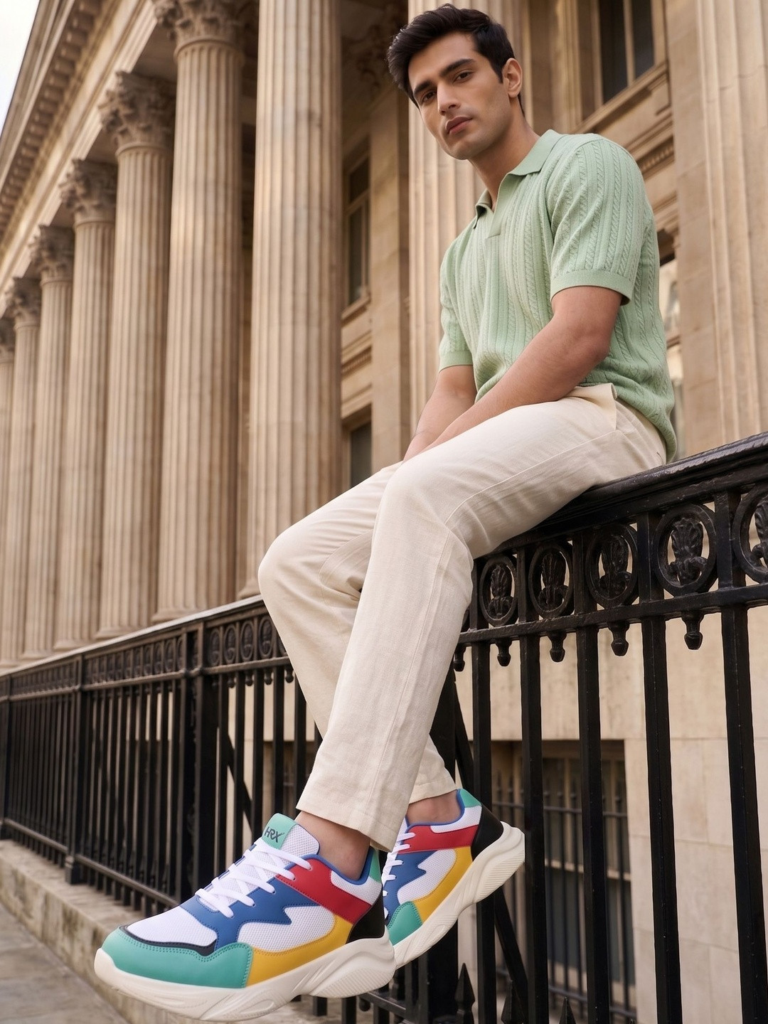 HRX by Hrithik Roshan Men Colourblocked Sneakers