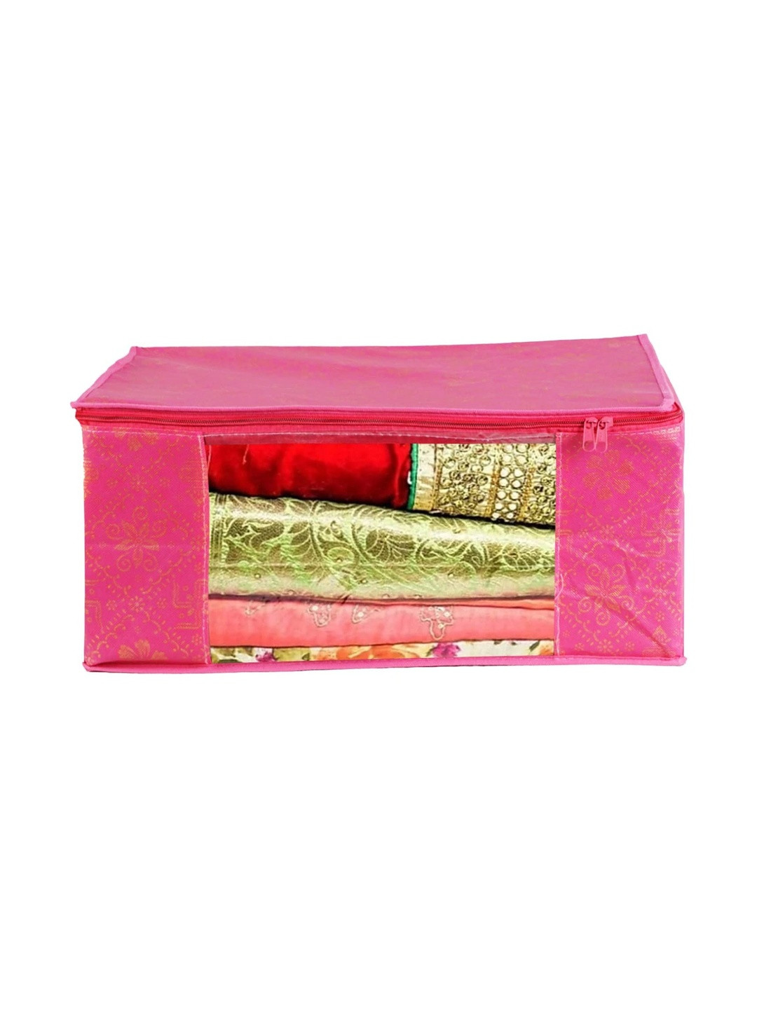 AARON INC Pink Set of 1 Reusable Multi-Utility Organisers