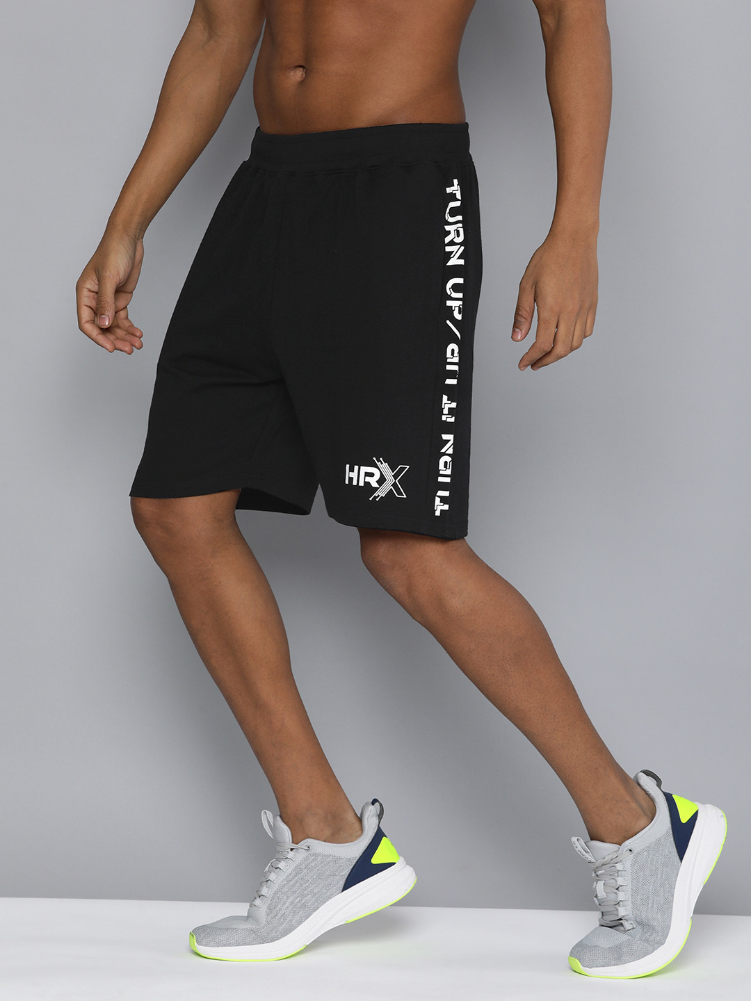 HRX by Hrithik Roshan Men Typography Printed Regular Shorts