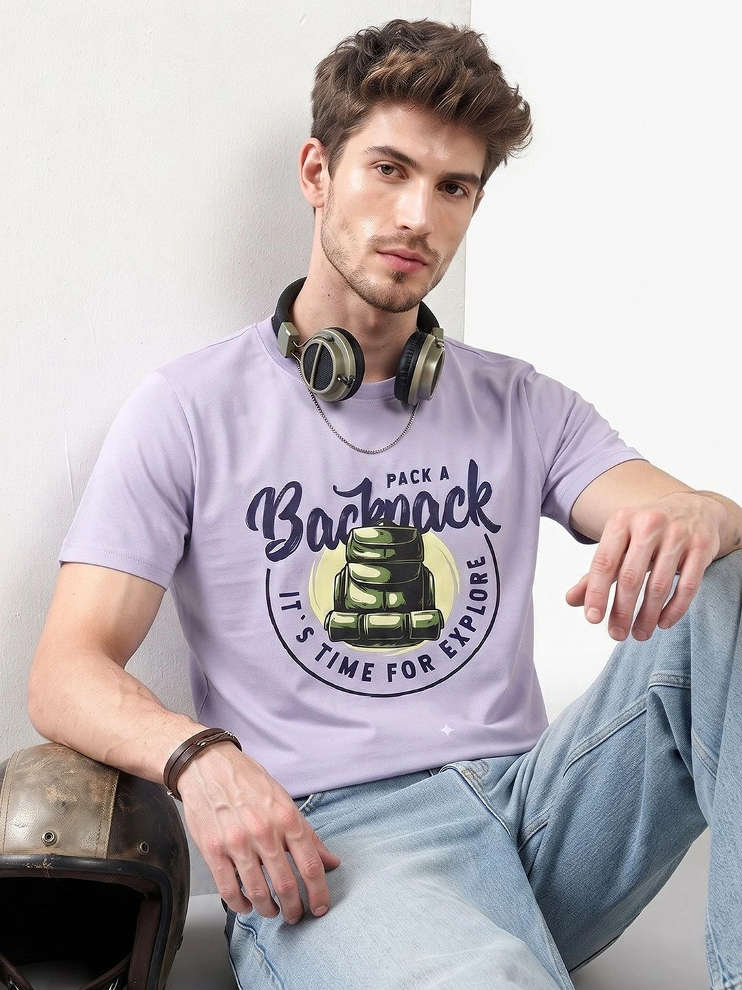 Roadster Men Printed T-shirt