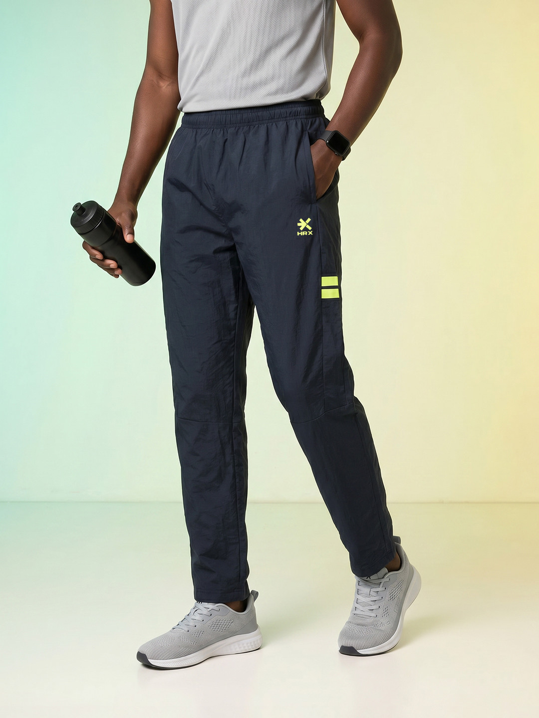 HRX by Hrithik Roshan Men Printed Running Track Pant