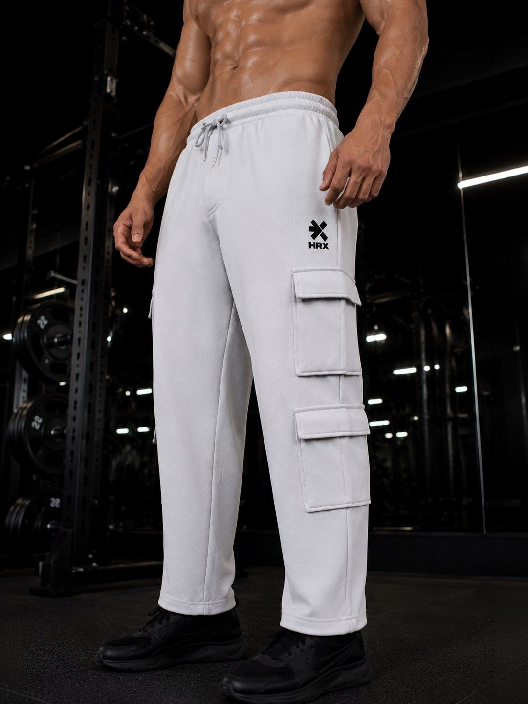 HRX by Hrithik Roshan Men Regular Fit Brand Logo Training Cargos