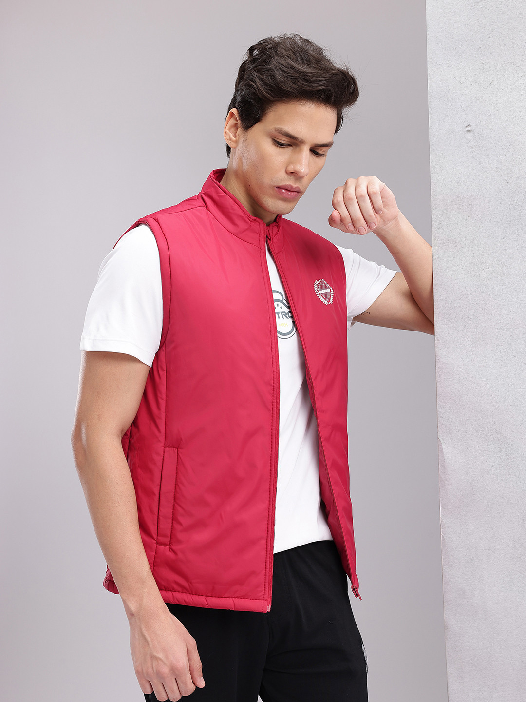 HRX by Hrithik Roshan Men Mock Collar Padded Lifestyle Jacket