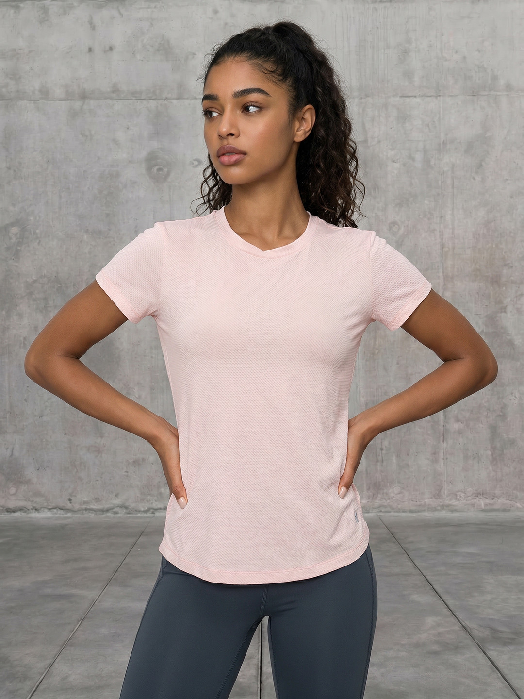 HRX by Hrithik Roshan Self Design Rapid Dry Running T-shirt