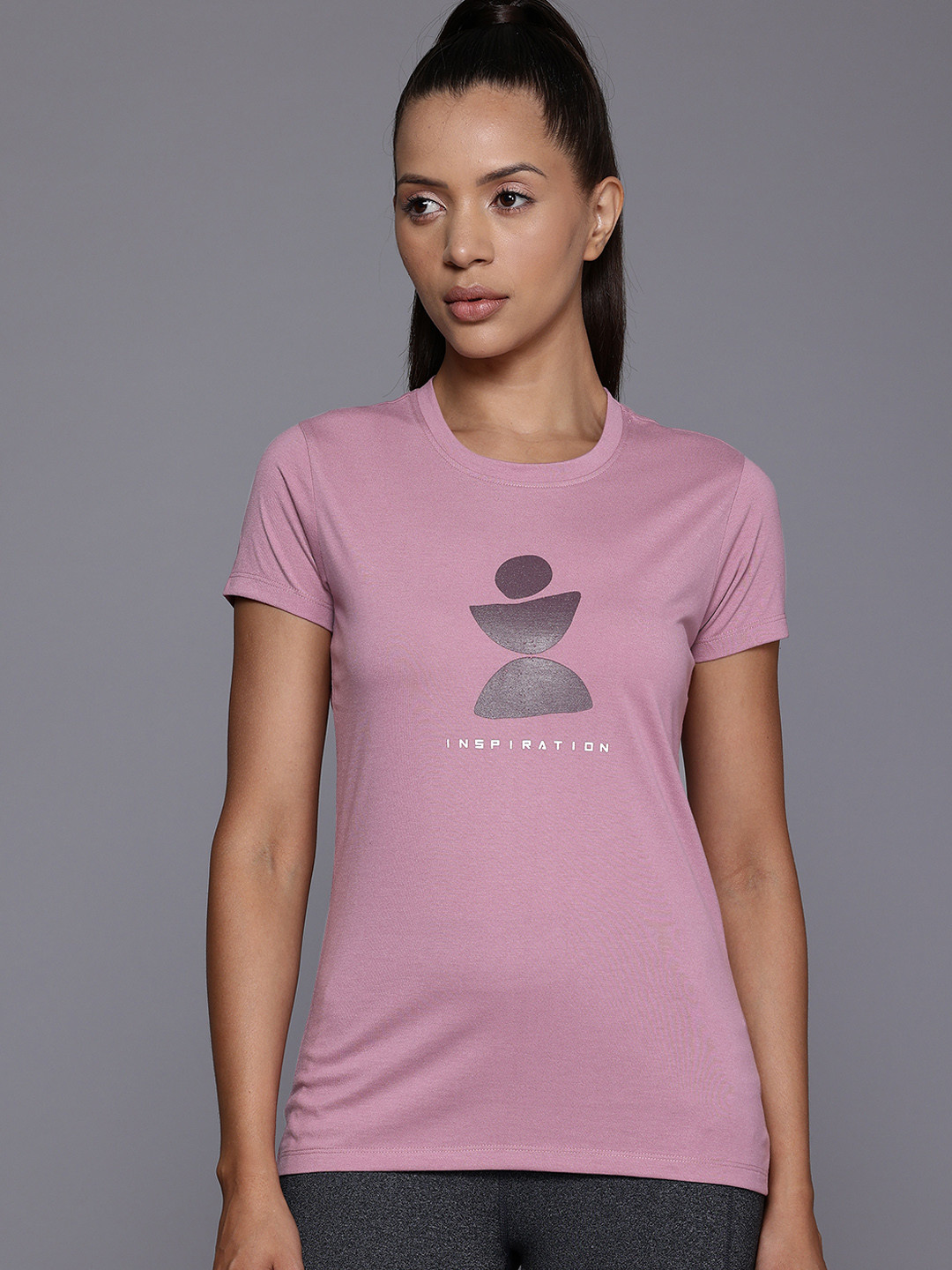 HRX by Hrithik Roshan Women Printed Yoga T-shirt