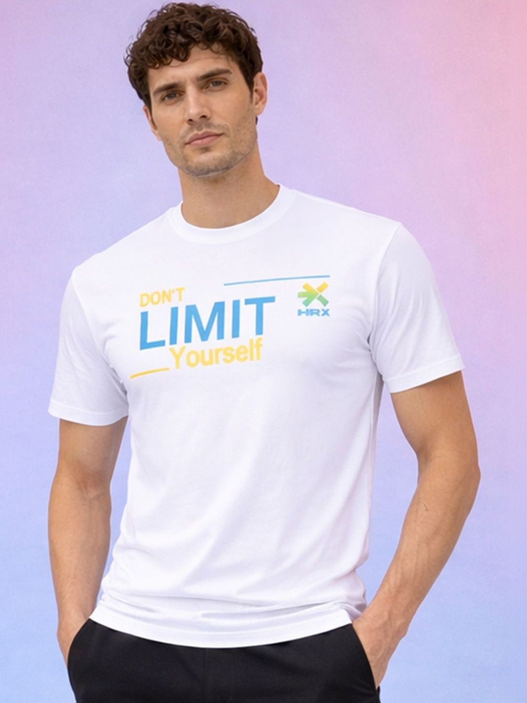 HRX by Hrithik Roshan Men Typography Printed T-shirt