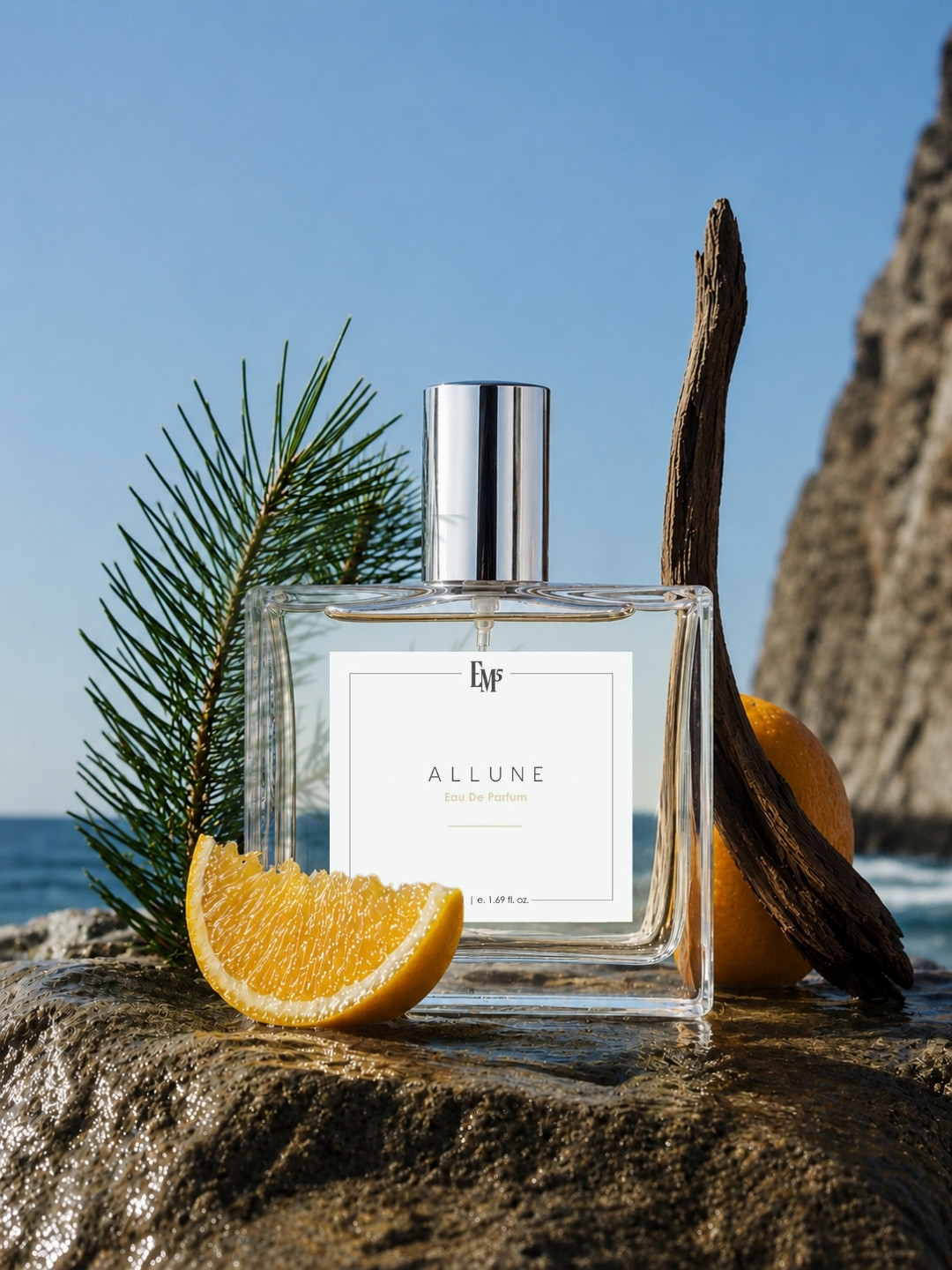 EM5 Men Allune Citrus Aromatic Vanilla Strong & Long Lasting Fragrance Perfume 50ml